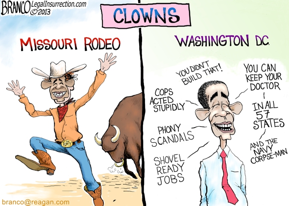 Obama Rodeo Clown
