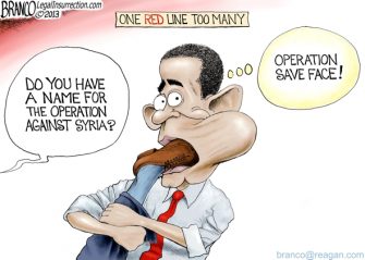 Red Face (Obama to Attack Syria)