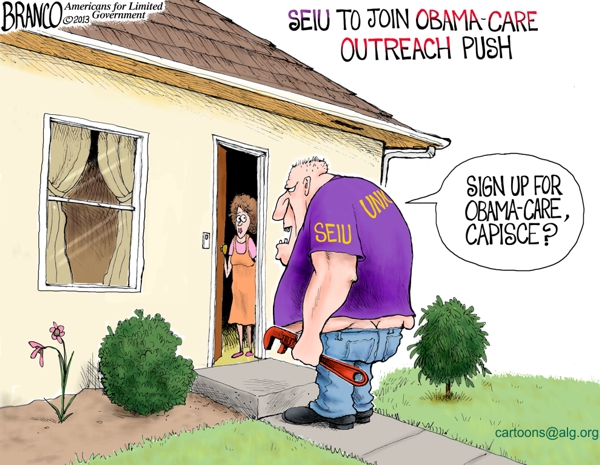 SEIU Enforcing Obama-Care