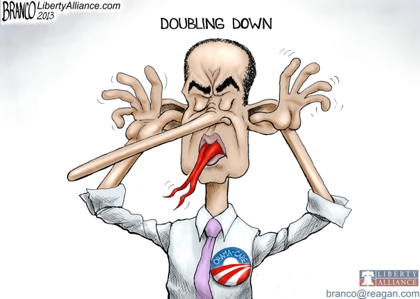 Obama Doubling Down on Lies