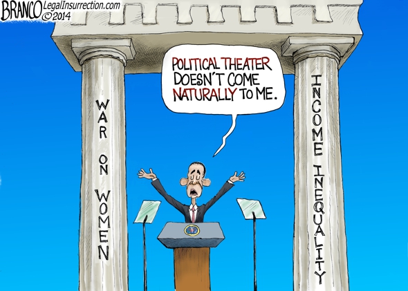 Political Theater Cartoon