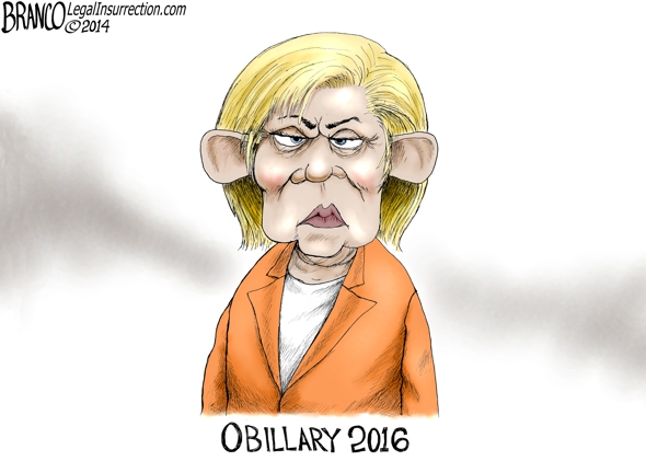 Hillary Obama 2016 Cartoon