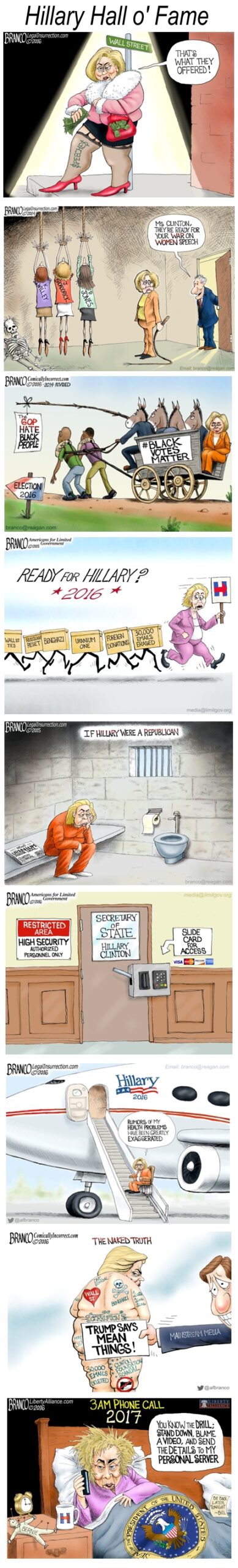 Hillary Clinton Cartoons