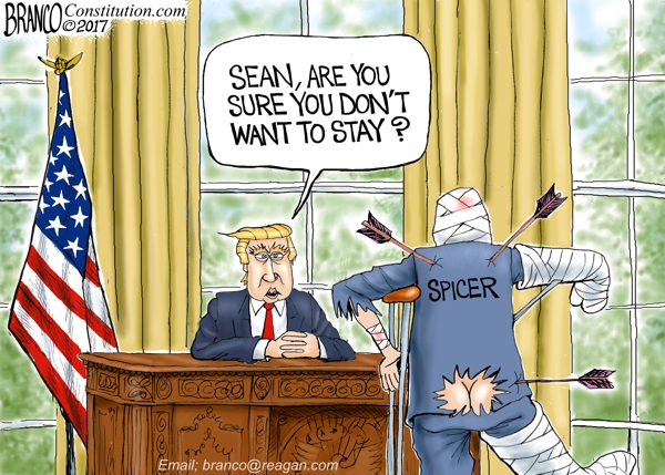 Spicer Leaving White House