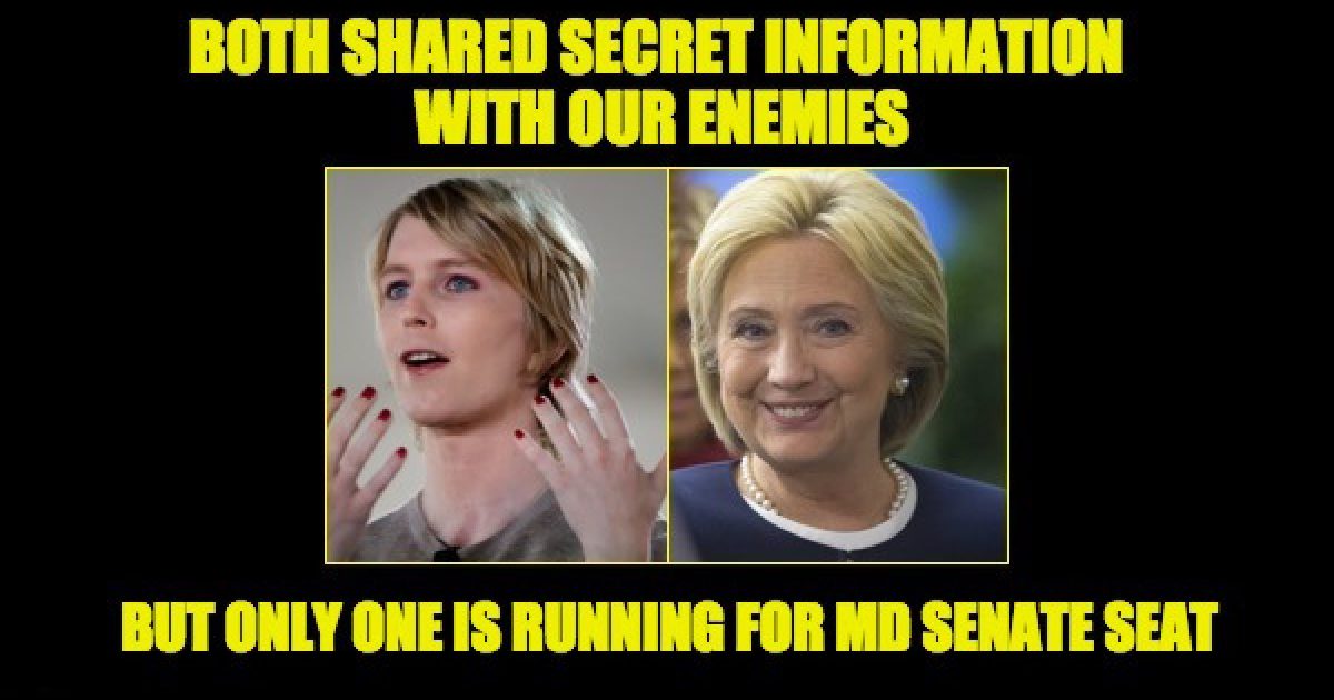 'Chelsea' (Bradley) Manning And Hillary Clinton Compete for Traitor Prize