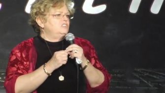 Mrs. Hughes Serves Up Old-Time Great, Stand-Up Humor! (Video)