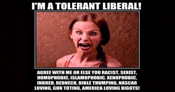 tolerant leftist liberal