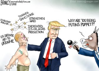 A.F. Branco Cartoon – To Russia with Love