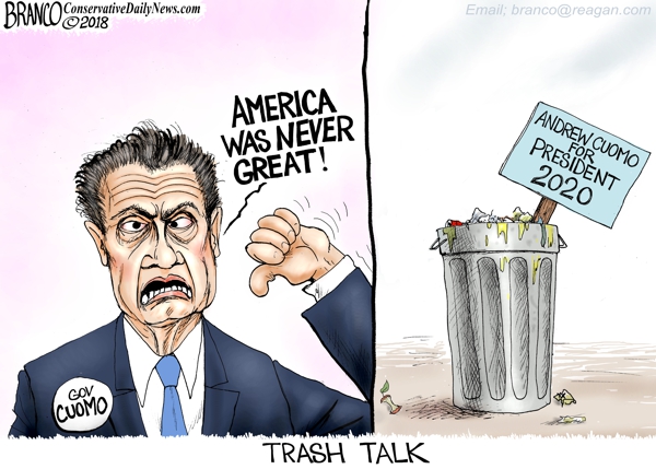 Governor Cuomo America Never Great