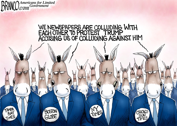 Newspaper Collusion Against Trump