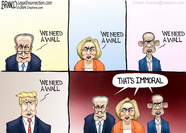 Pro Wall Democrats