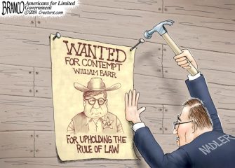 A.F. Branco Cartoon – Raising the Barr