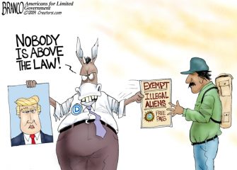 A.F. Branco Cartoon – Above and Beyond