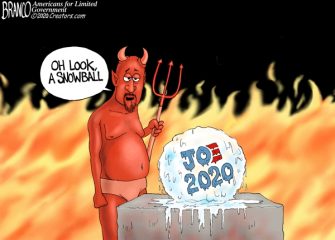 A.F. Branco Cartoon – Feeling the Heat