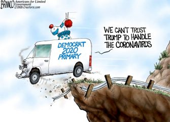 A.F. Branco Cartoon – Clowns to the Left of Me