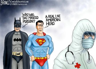 A.F. Branco Cartoon – Hero Worship