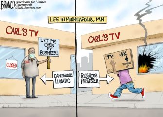 A.F. Branco Cartoon – No Peace, No Justice