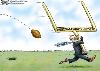 A.F. Branco Cartoon – Moving the Goalpost in Minnesota