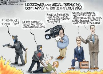 A.F. Branco Cartoon – Peaceful Riots