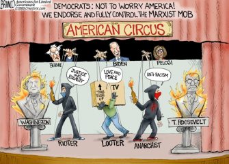A.F. Branco Cartoon – American Circus