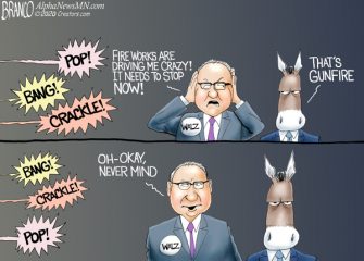 A.F. Branco Cartoon – Minnesota Fireworks