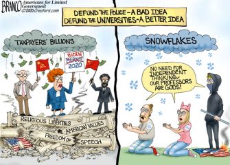 A.F. Branco Cartoon – Defund Universities