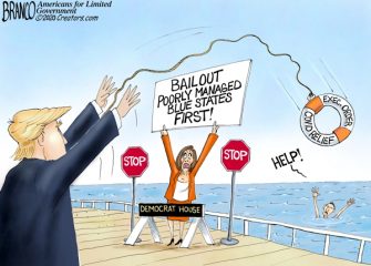 A.F. Branco Cartoon – Lifesaver in Chief