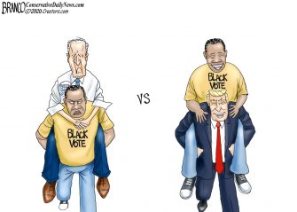 A.F. Branco Cartoon – The Black Vote
