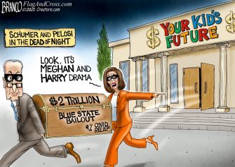 A.F. Branco Cartoon – No Kidding Around