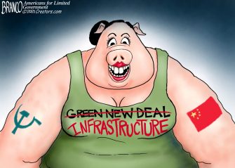 A.F. Branco Cartoon – Pork-a-stucture