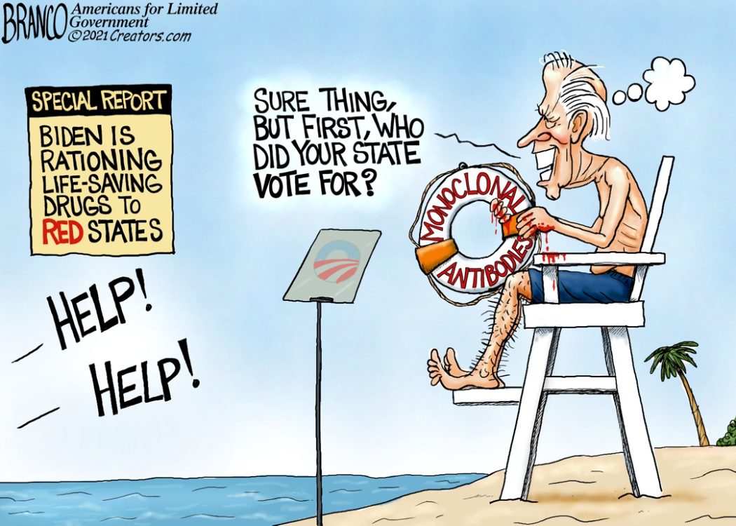 Biden Rations Red States
