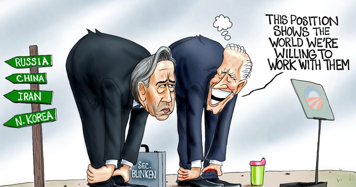 A.F. Branco Cartoon - Still Leading from Behind - Comically Incorrect