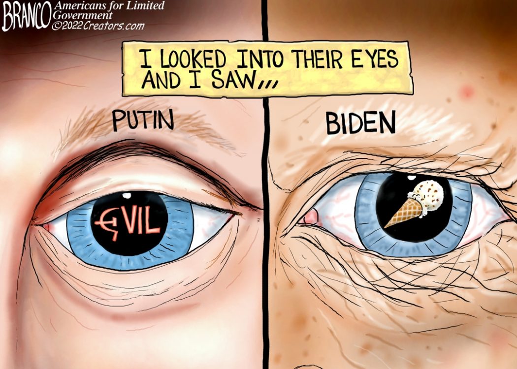 Putin and Biden Eyes