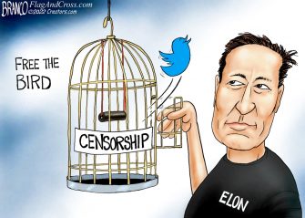 A.F. Branco Cartoon – Free Bird