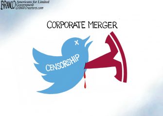 A.F. Branco Cartoon – Mostly Peaceful Takeover