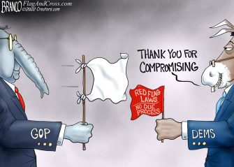 A.F. Branco Cartoon – Seeing Red