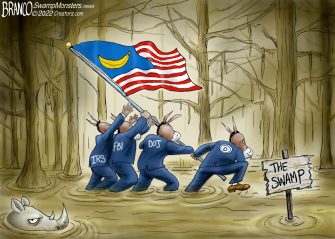 A.F. Branco Cartoon – Changing Of The Guard