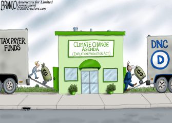 A.F. Branco Cartoon – Green New Steal