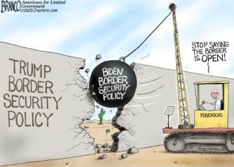 A.F. Branco Cartoon – Broken Border System