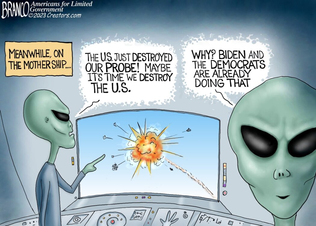 Biden Shooting at UFOs