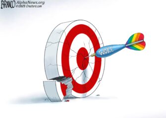 A.F. Branco Cartoon – On Target