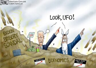A.F. Branco Cartoon – Truth is Out There