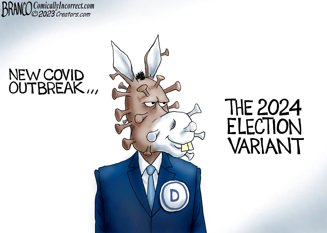 A F Branco Cartoon Just In Time Comically Incorrect