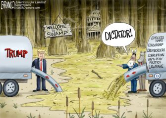 A.F. Branco Cartoon – Swamp Wars