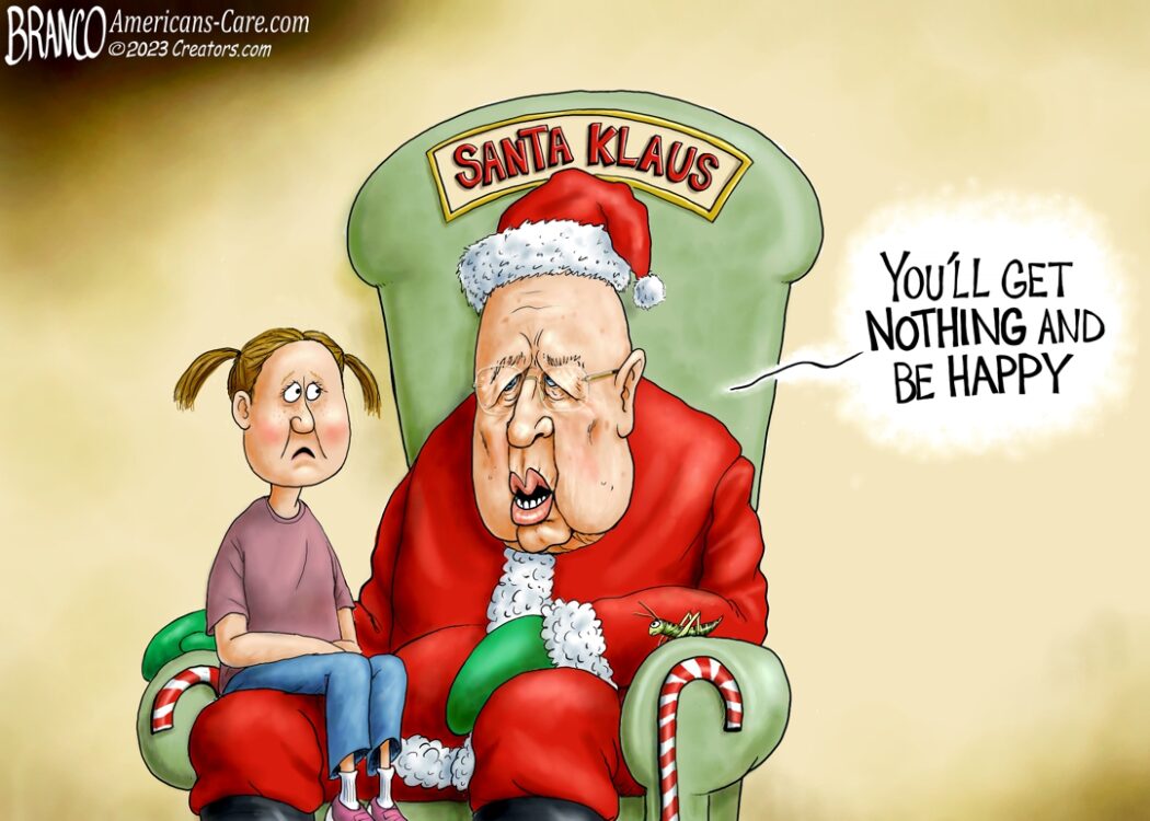 Klaus Schwab, the New Santa – Cartoon