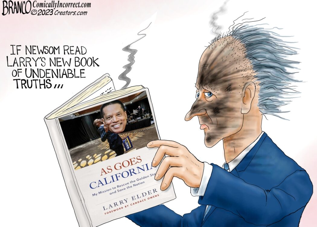 Larry Elder – As Goes California – Cartoon