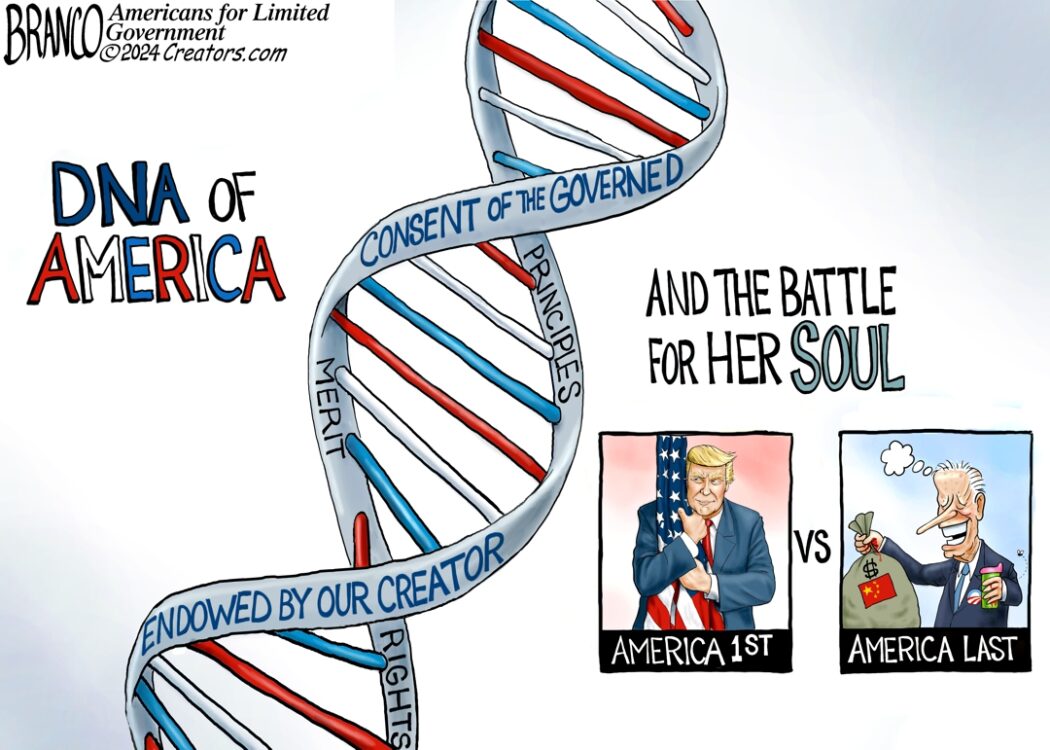 The DNA of America Cartoon