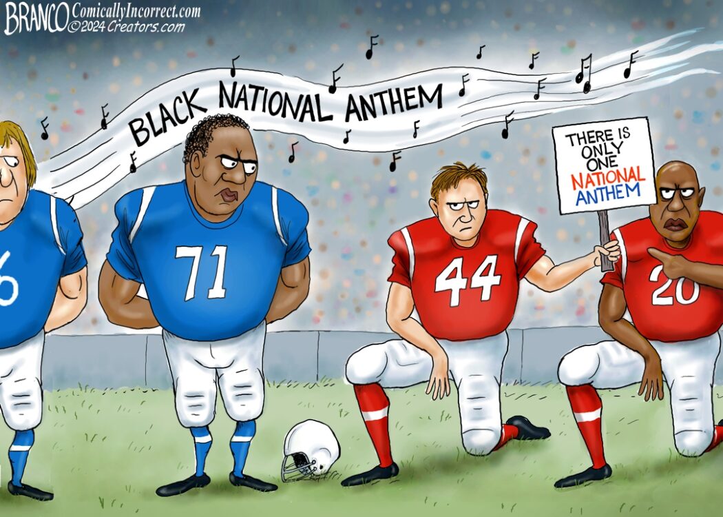Black National Anthem Cartoon