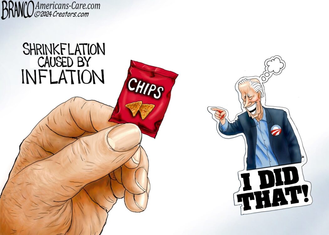 Biden Shrinkflation – Cartoon