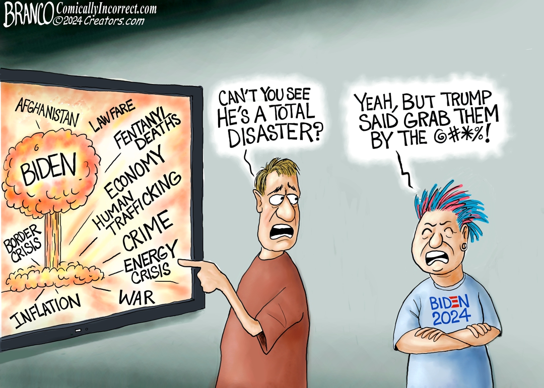 A.F. Branco Cartoon - He's The Bomb - Comically Incorrect %